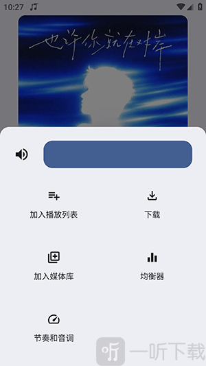 冬瓜音乐绿化版播放器下载选项界面