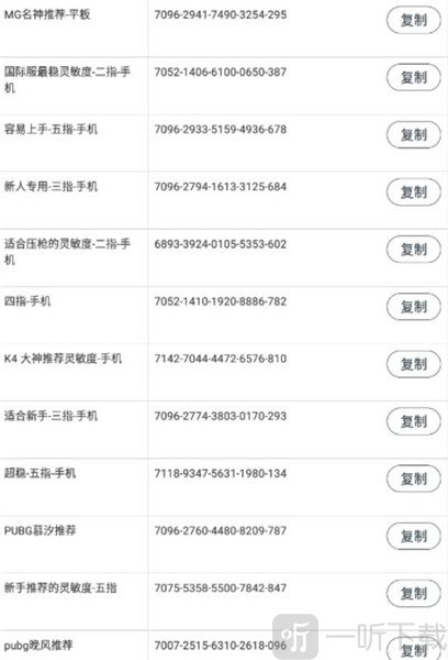绝地求生轻量版北辰直装灵敏度设置参考图二