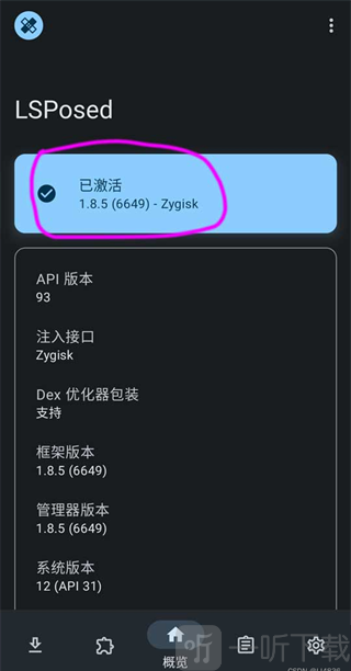 lsp框架免root已激活状态