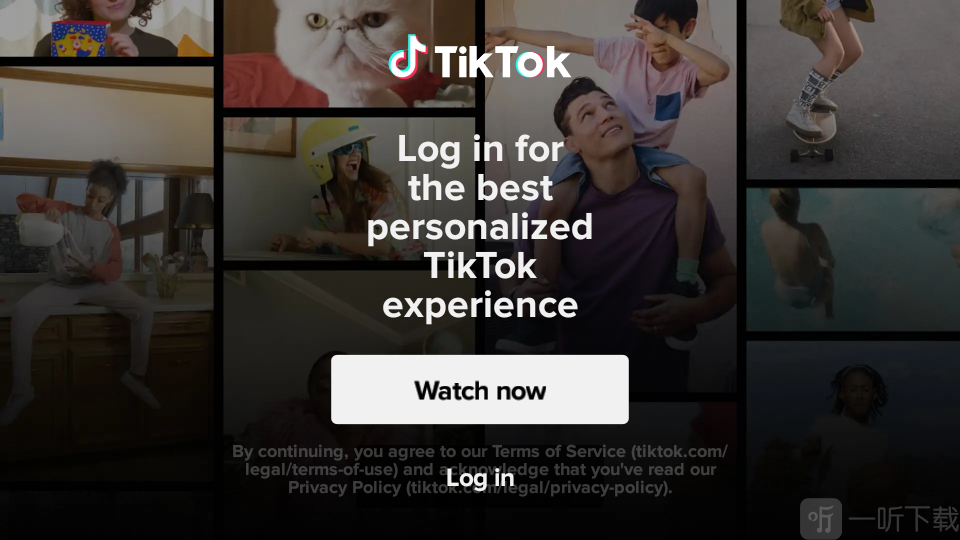 TikTok TV语言设置界面