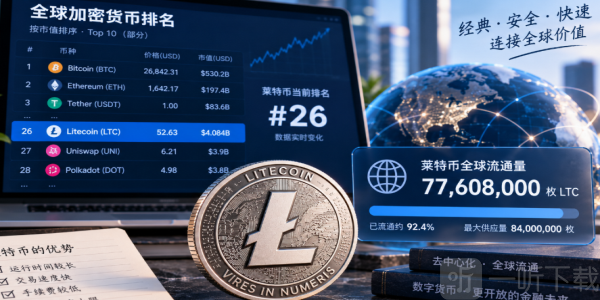 莱特币排名怎么样 莱特币全球流通量有多少