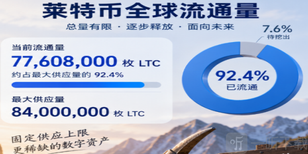 莱特币排名怎么样 莱特币全球流通量有多少