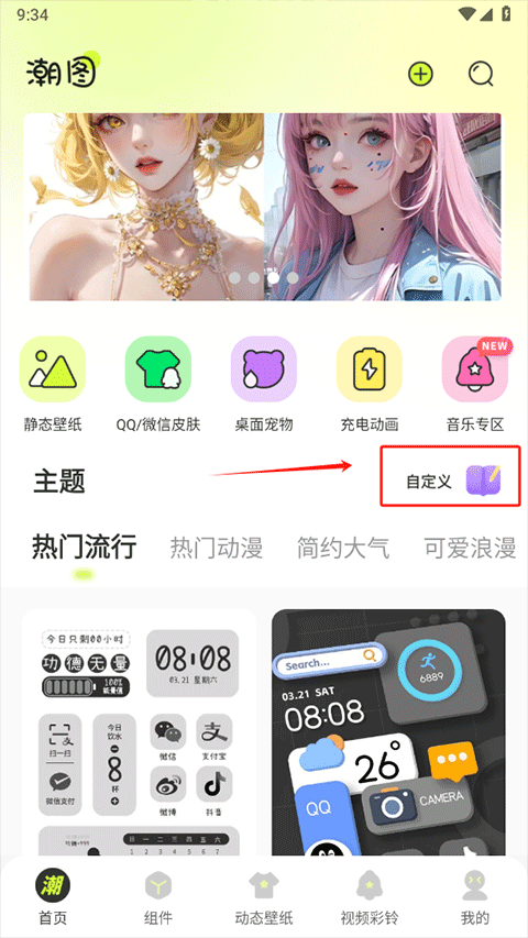 潮图壁纸手机壁纸自定义