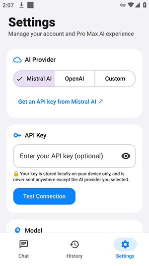 Pro Max AI API设置方法