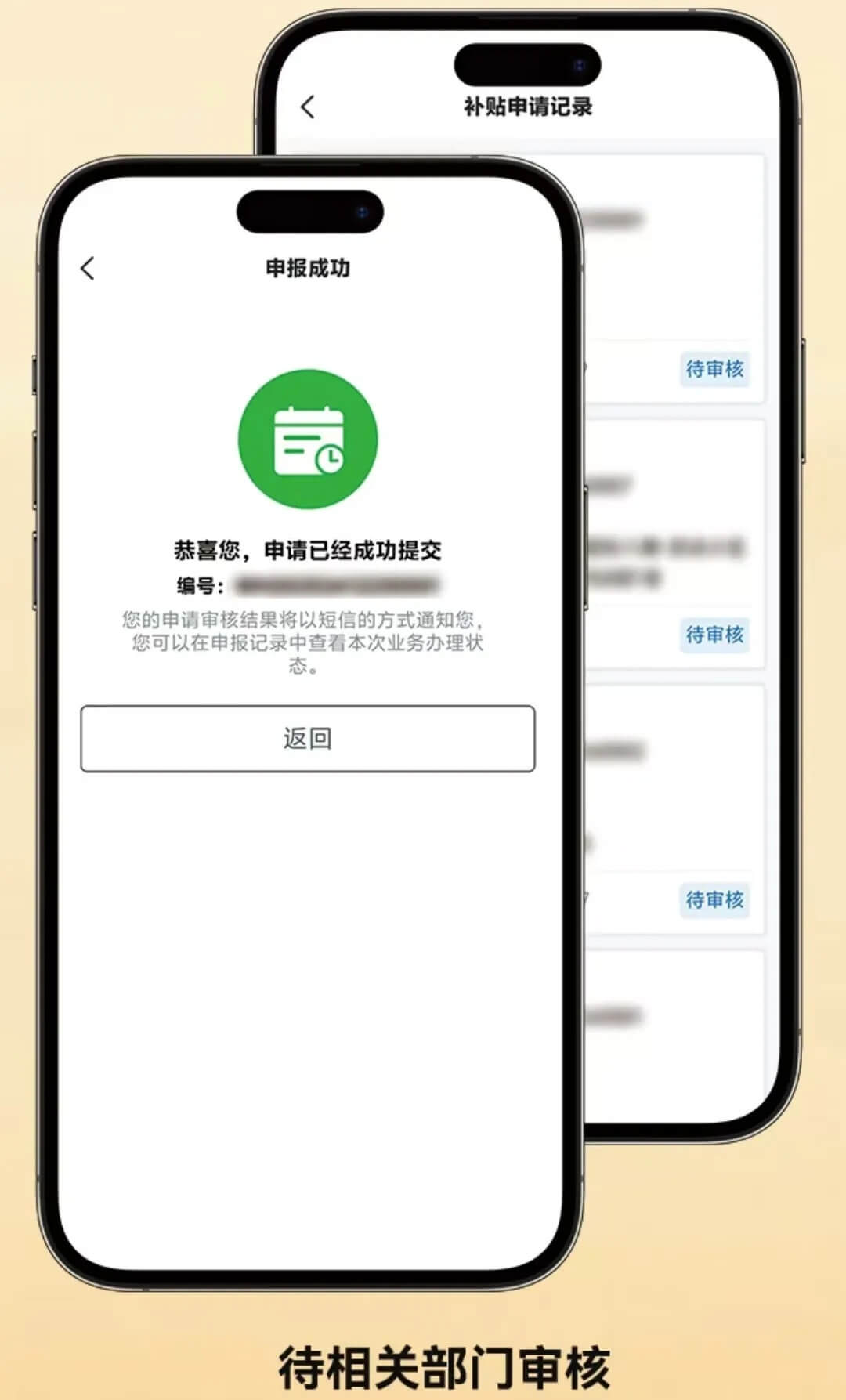 武汉安居链资料提交成功截图