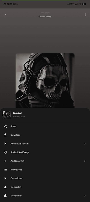Spotufi下载音乐功能截图