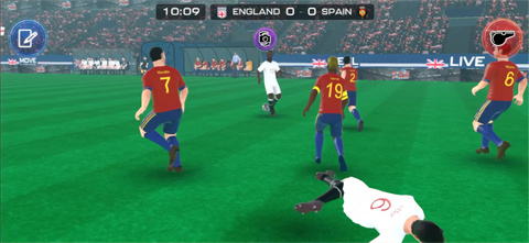 Motion Soccer PRO比赛判罚视角截图