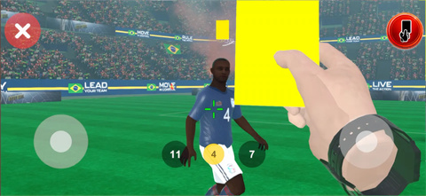 Motion Soccer PRO球员黄牌处罚截图