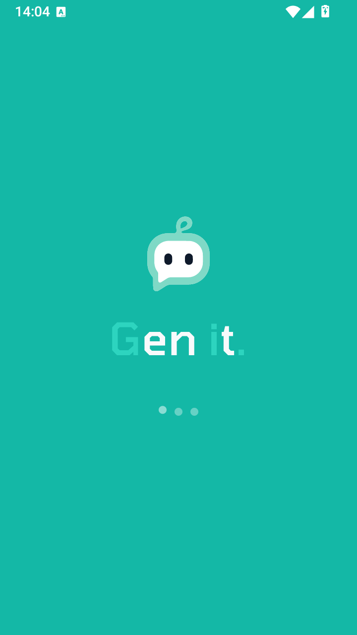 Genit AI聊天首页界面