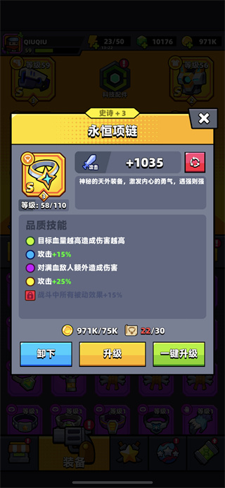 弹壳特攻队永恒项链装备