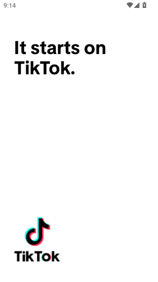 TikTok高级解锁版登录界面