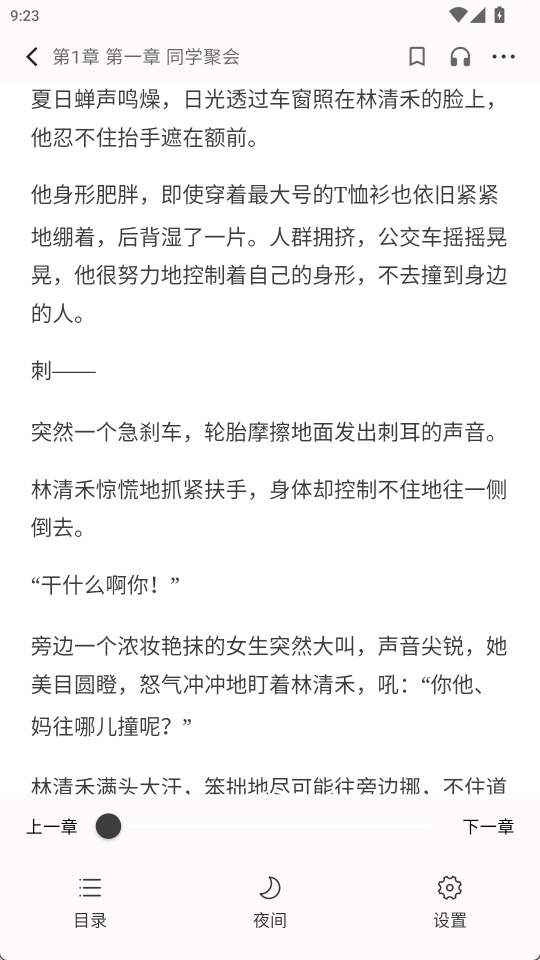 恋文阅读设置