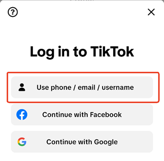 抖音海外版TikTok邮箱注册