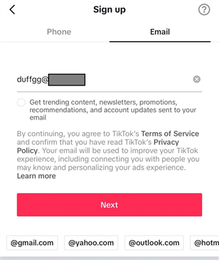 抖音海外版TikTok注册年龄设置