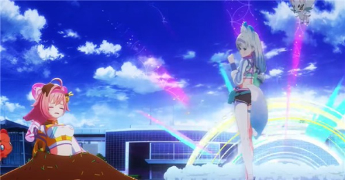 雨过天晴少女