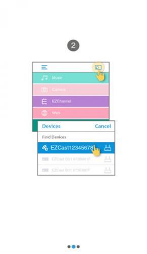 ezcast EZair功能界面