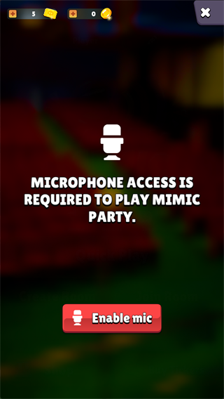 模仿派对MimicParty麦克风权限