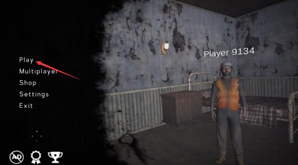 最后一夜游戏主界面与PLAY开始按钮