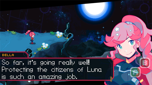 LunarLux游戏开场剧情与A键对话操作