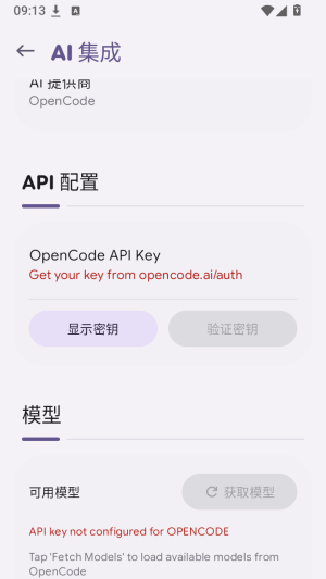 MpvRx输入API密钥配置AI功能