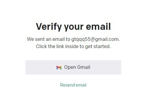 ChatGPT邮箱验证