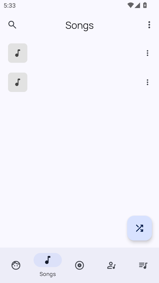 Booming Music本地歌曲